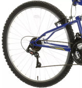 Indi FS 1 Mens MTB 18-Speed V-Brake Mountain Bike Steel - 18'' Medium - Blue