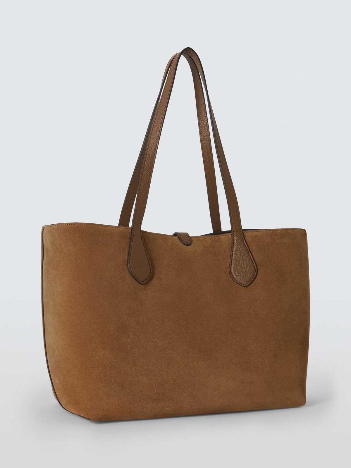 Mulberry Women's Eliza Suede Leather Turn Lock Plain Tote Bag - Vintage Oak