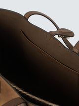 Mulberry Women's Eliza Suede Leather Turn Lock Plain Tote Bag - Vintage Oak