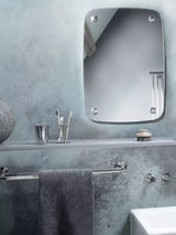 Robert Welch Burford Bathroom Wall Mounted Mirror - H50 x W70cm