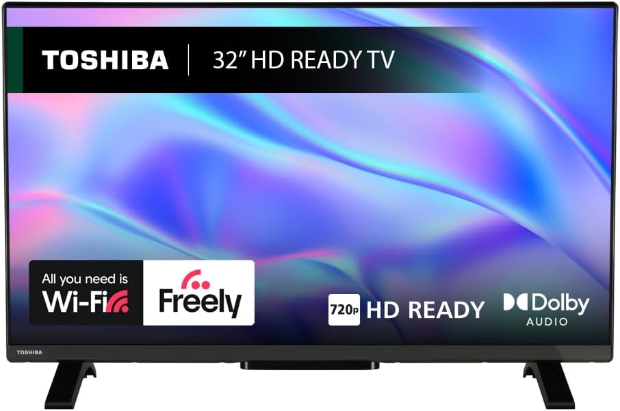 Toshiba 32WV2553DB 60Hz HD Ready HDR 10 LED 32'' Freely Smart TV - Black