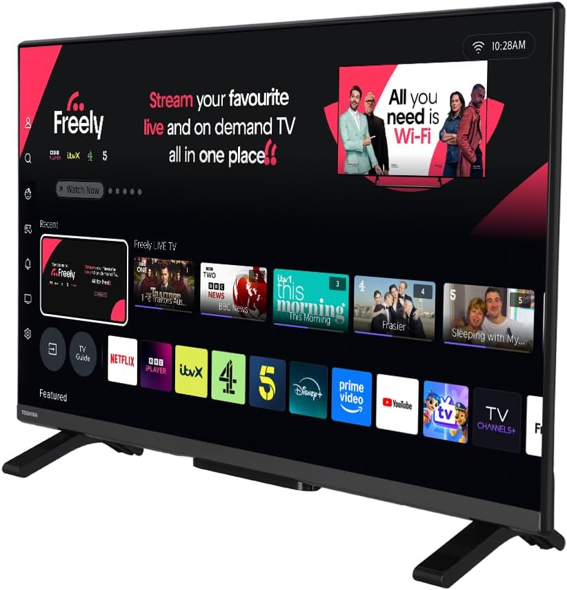 Toshiba 32WV2553DB 60Hz HD Ready HDR 10 LED 32'' Freely Smart TV - Black