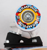 Rampage Comic Blue Complete Beginner Skateboard - 31" x 8" Inch