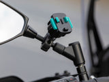 ULTIMATEADDONS Motorcycle Mirror Mount UA-M1-OB 25mm/1" Ball Attachment