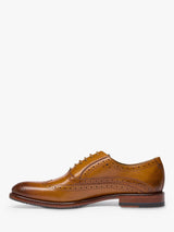 Oliver Sweeney Mens Ledwell Lace-Up Leather Brogues - Light Tan - Size 8