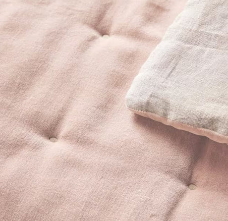 Christy Jaipur Decorative Soft Cotton Velvet Throw 140 x 200cm - Dusky Pink