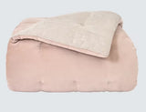 Christy Jaipur Decorative Soft Cotton Velvet Throw 140 x 200cm - Dusky Pink