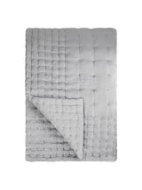 John Lewis Boutique Hotel 100% Silk Bedspread L260 x W280cm - Grey - Kazoop 