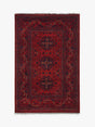 Gooch Luxury Hand Knotted Khal Mohammadi 100% Wool Rug L95 x W145cm - Red - Kazoop 
