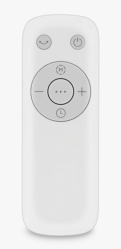 John Lewis Tall Tower Fan Heater with 3 Heat Settings - Black/White