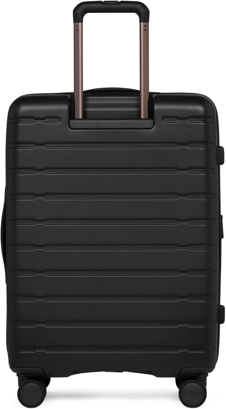 Antler Stamford 4-Wheel 68cm Hard-Sided Medium Expandable Suitcase - Black