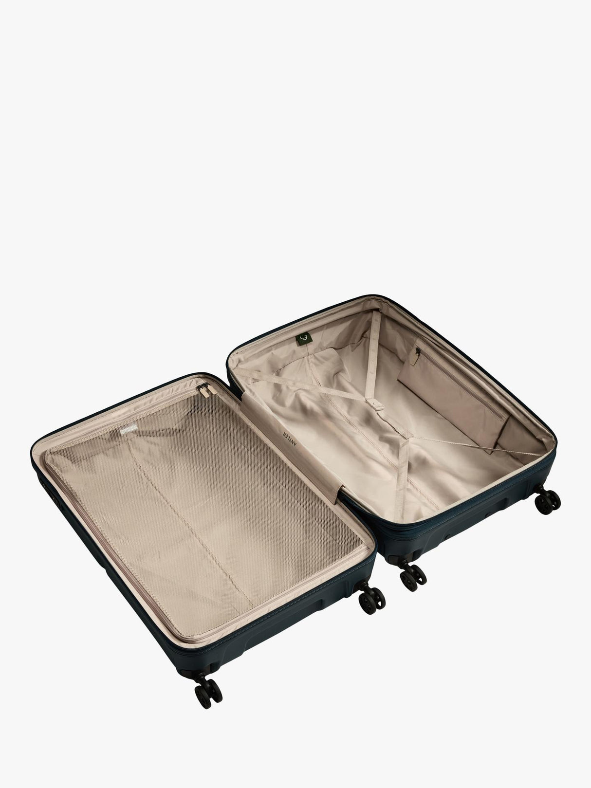 Antler Single Stripe 4-Wheel 81cm Polypropelene Large Expandable Suitcase