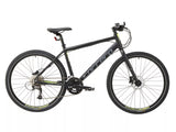 Carrera Subway 2 Men's 9-Speed Hydraulic Brakes Hybrid Bike Black Large 20''