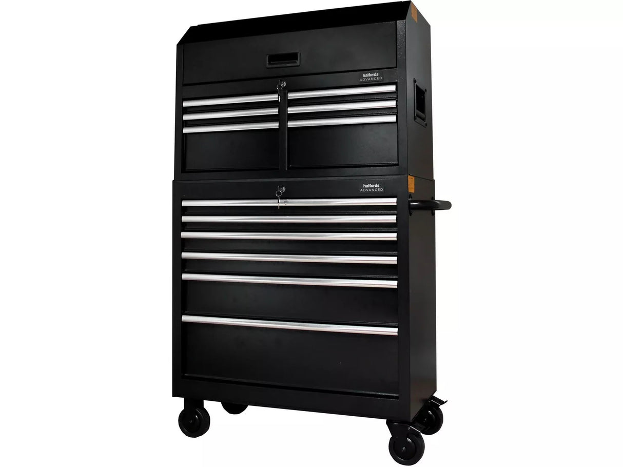 Halfords Advanced Garage Workshop 36" 6 Drawer Tool Storage Cabinet - Black