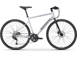 Boardman HYB 8.6 Mens 18-Speed Hydraulic Brakes Hybrid Bike - Silver - Small