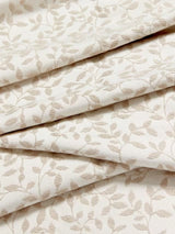 John Lewis Ivy Leaf Pair Lined Pencil Pleat Curtains 228 x 228cm - Putty - Kazoop 