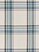 John Lewis Check Dimout/Thermal Lined Eyelet Curtains 228 x 228cm - Navy