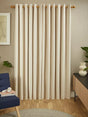 John Lewis Chenille Pair Blackout Lined Eyelet Curtains 228 x 228cm - Oyster - Kazoop 