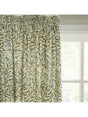 Morris & Co. Willow Bough Pair Lined Pencil Pleat Curtains W167xD274cm Green - Kazoop 