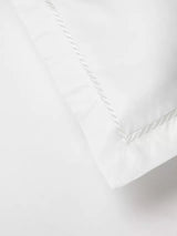 John Lewis 600 Thread Count Cotton Stitch Trim White Duvet Cover - King Size - Kazoop 