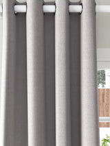 John Lewis Blackout/Thermal Lined Eyelet Curtains 228 x 182cm - Pale Grey - Kazoop 