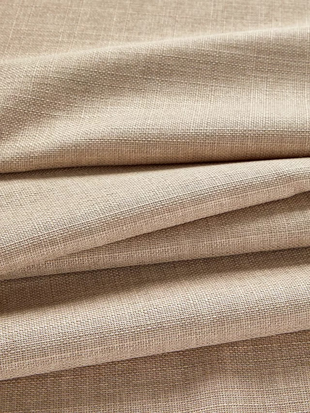 John Lewis Textured Weave Pair Lined Eyelet Curtains 167 X 274 cm - Natural - Kazoop 