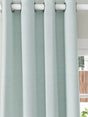 John Lewis Polyester Thermal Eyelet Curtains W228 x Drop 182cm - Duck Egg - Kazoop 