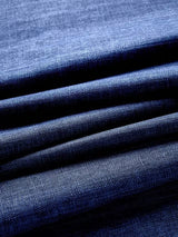 John Lewis Textured Blackout Lined Eyelet Curtains W228 x Drop 274cm - Navy - Kazoop 