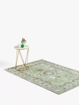 John Lewis Jaipur Traditional Rug - L180 x W120 cm - Dusty Green - Kazoop 