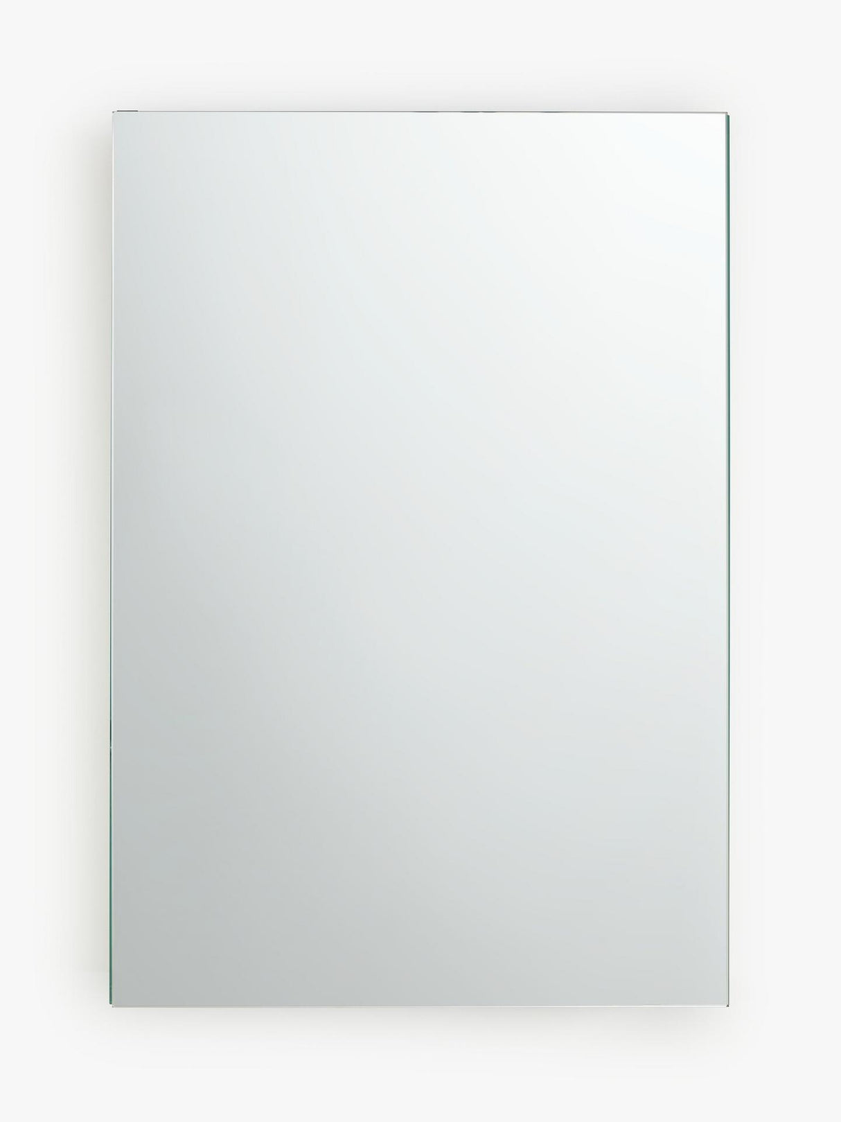 John Lewis Assembled Single Mirror-Sided Bathroom Cabinet H65xW45xD13.5cm