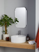 John Lewis Art Deco Decorative Bathroom Wall Mirror - Medium 70 x 50cm