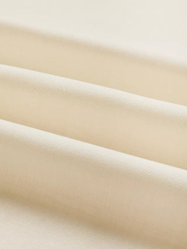 John Lewis Textured Blackout/Thermal Lined Eyelet Curtains 228x182cm - Cream