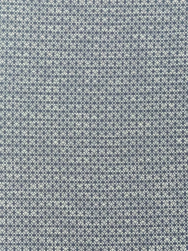 John Lewis Rona Weave Pair Lined Eyelet Curtains W228 x D274cm - Loch Blue