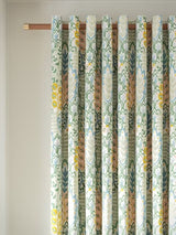 John Lewis Alva Blackout Lined Eyelet Curtains W167 x D228cm - Soft Teal