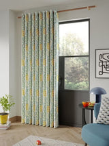 John Lewis Alva Blackout Lined Eyelet Curtains W167 x D228cm - Soft Teal