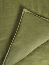 John Lewis Comfy & Relaxed Washed Linen Super King Duvet Cover Avocado Green - Kazoop 