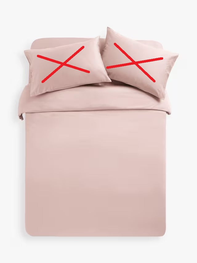 John Lewis Soft & Silky Egyptian Cotton Sateen Super King Duvet Cover - Rosa