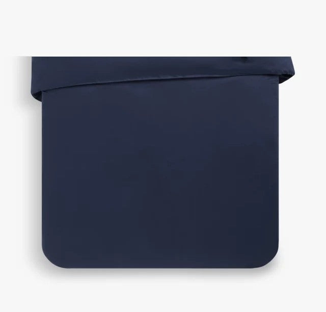 John Lewis Soft & Silky 400 Thread Count Super King Duvet Cover - Midnight - Kazoop 