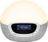 Lumie Bodyclock Shine 300 Wake-up Light Alarm Clock with Radio - Grey