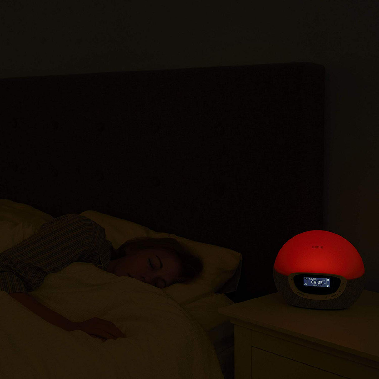 Lumie Bodyclock Shine 300 Wake-up Light Alarm Clock with Radio - Grey