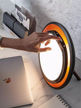 Lumie Halo 20cm SAD Light Therapy LED Lamp - Black/Copper