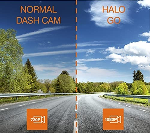 Road Angel Halo Go 130° Full HD 1080p Dash Cam - Black