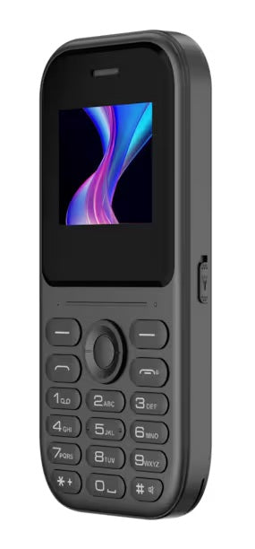 IMO DASH 4G Mini 1.8'' Button Mobile Phone 128MB Unlocked Dual-SIM - Black