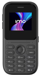 IMO DASH 4G Mini 1.8'' Button Mobile Phone 128MB Unlocked Dual-SIM - Black