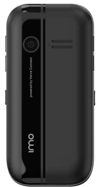 IMO DASH 4G Mini 1.8'' Button Mobile Phone 128MB Unlocked Dual-SIM - Black