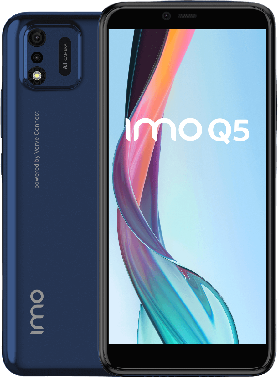 IMO Q5 5.5" SIM-Free Smartphone 4G 16GB Unlocked - Midnight Blue - Kazoop 