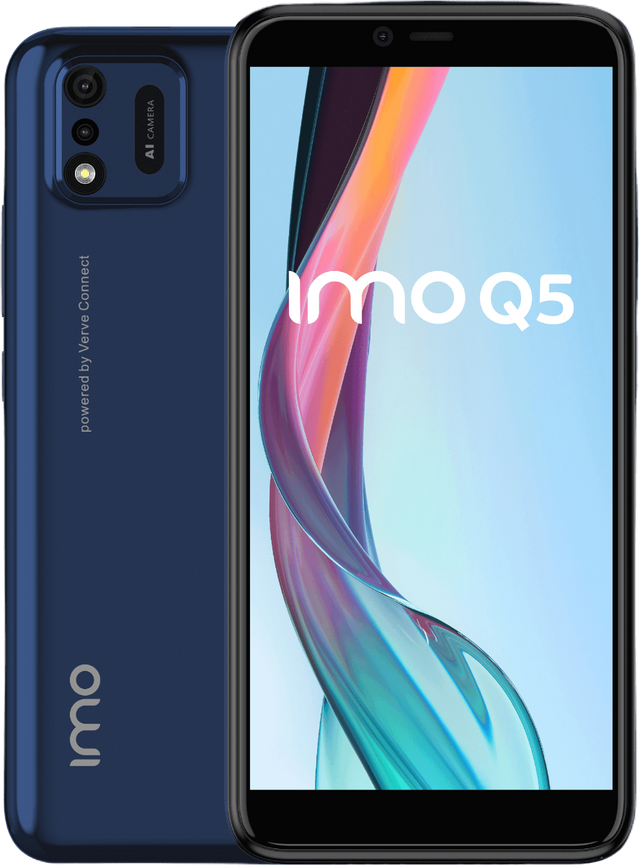 IMO Q5 5.5" SIM-Free Smartphone 4G 16GB Unlocked - Midnight Blue - Kazoop 