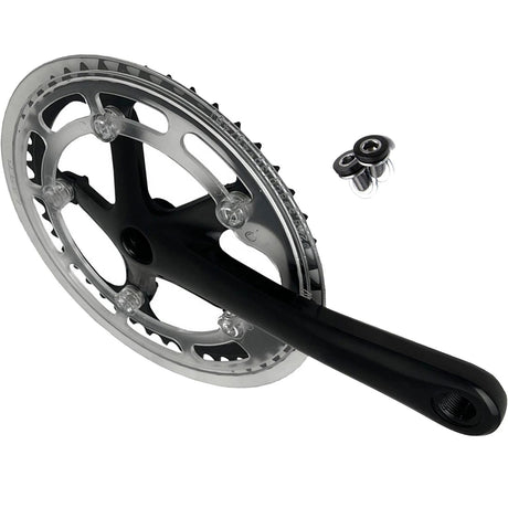 KranX 46T Single Speed Chainset 170mm Alloy Crankset 130BCD RFR1246P - Black