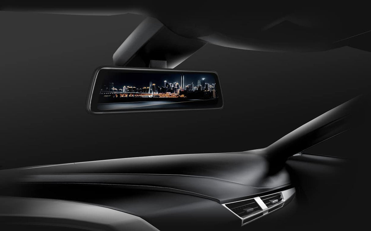 Aura HD5 by Road Angel 2K 1440p Dual Mirror Dash-Camera Built-in Wi-Fi Black