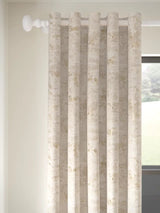 John Lewis Cala Weave Pair Lined Eyelet Curtains W167 x Drop 182cm - Gold - Kazoop 